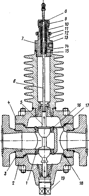 Регулирующий орган клапана