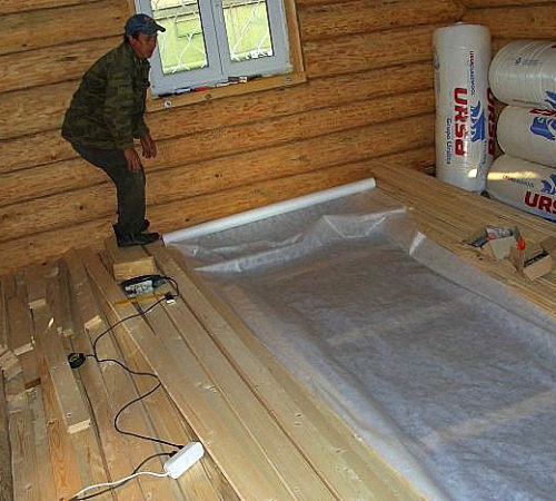 Теплый пол по деревянным лагам финская технология