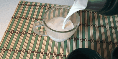 Как сделать топлёное молоко в термосе