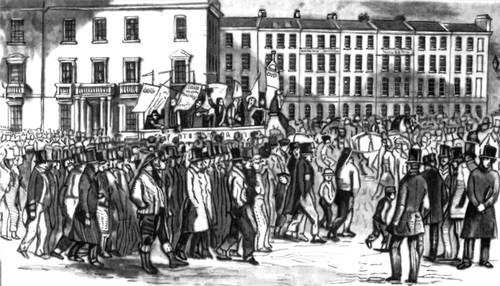 Чартистская демонстрация. Лондон. 10 апреля 1848