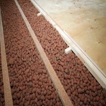 Как делать деревянный пол по грунту с утеплением керамзитом 1