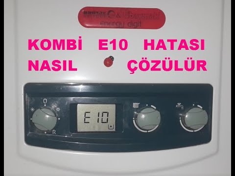 Kombi  E10 Hatası Nasıl Çözülür (Baymak) - HD Video Sesli Anlatım