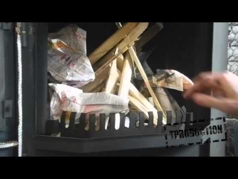 Как правильно закладывать дрова и разжигать печь на даче за пять минут