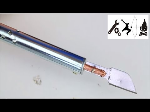 Как сделать горячий нож (нож для резки пластика)