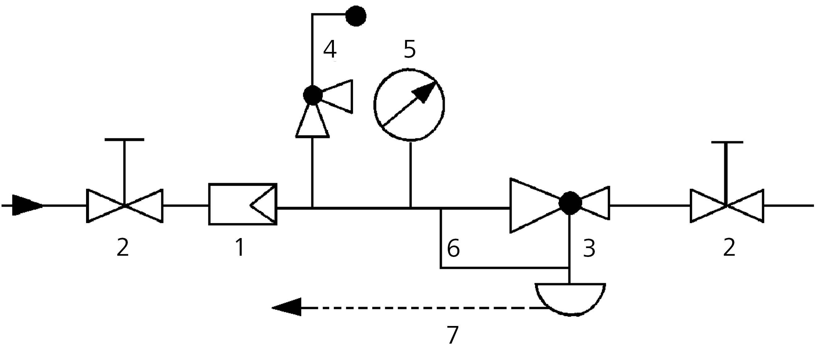 Схема установки перепускного клапана