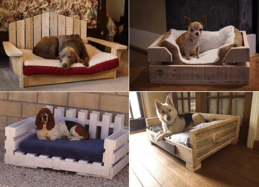 Деревянные кровати для собак