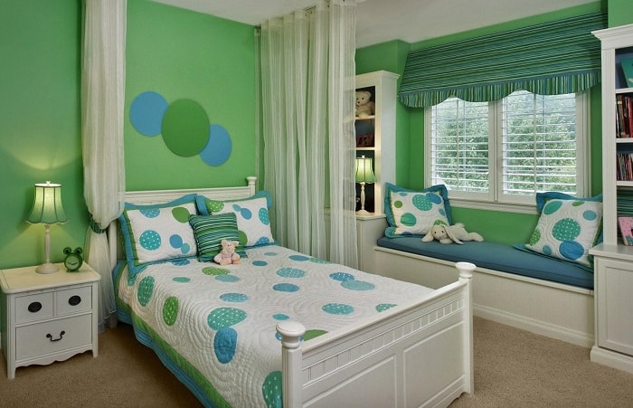 Цвет детской комнаты_зеленый