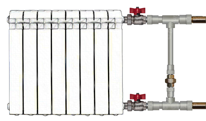 перемычка на радиаторе отопления
