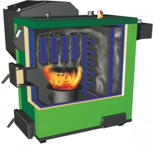 Фото: как работает угольный котел