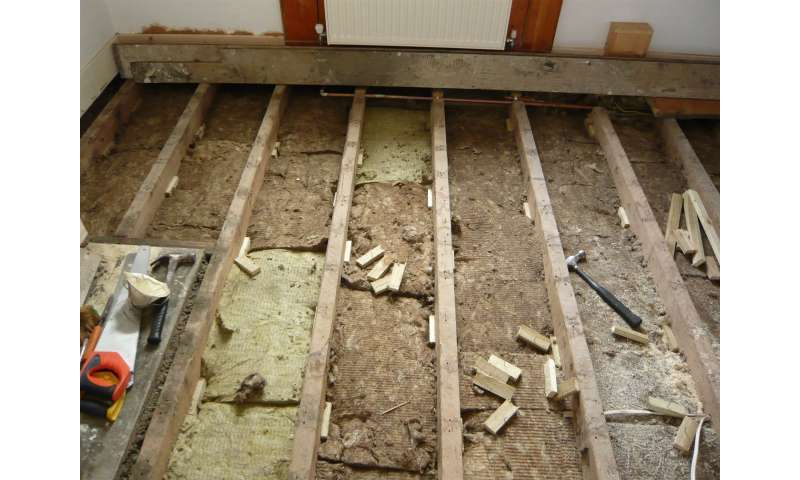 Ground-floor insulation can reduce floor heat loss by up to 92 percent