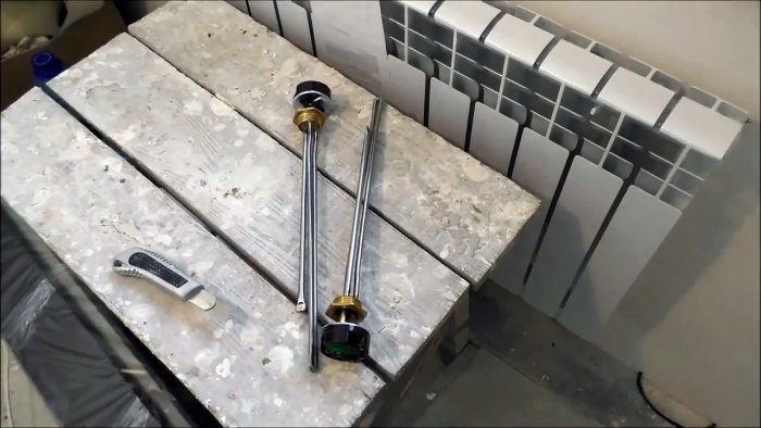 Как подключить алюминиевый радиатор к тэну