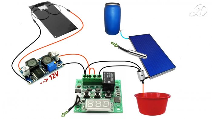 Как сделать солнечный коллектор для обогрева воды на даче