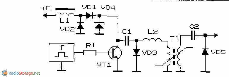 Схема генератор наносекундных импульсов схема - 87 фото