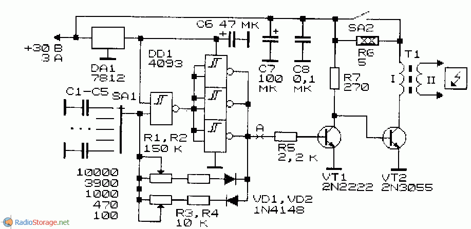 Генератор гсн 355 схема