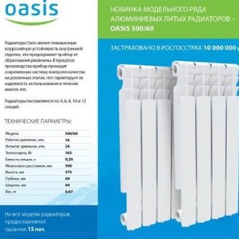 Радиаторы Oasis: особенности и преимущества