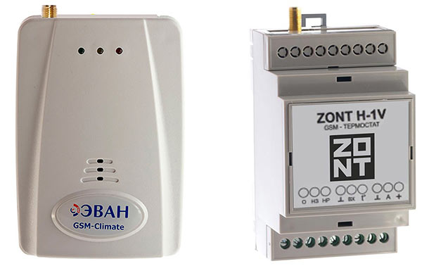 GSM термостаты ZONT H-1 GSM-Climate и ZONT H-1V