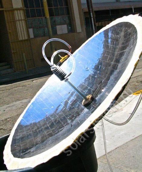 Солнечный концентратор для нагрева воды